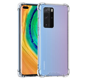 Huawei P40 Pro Transparent Back-Cover hul - Silikon Huawei P40 Pro Transparent Back-Cover hul - Silikon