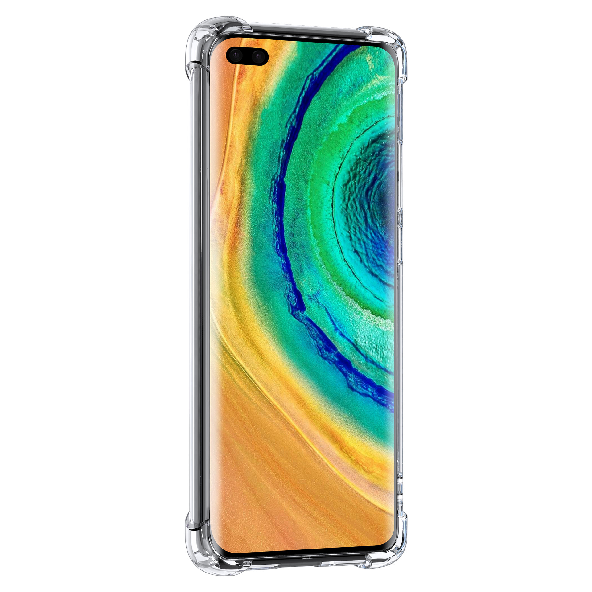 Huawei P40 Pro Transparant Backcover hoesje - silicone, foto 3 van 5