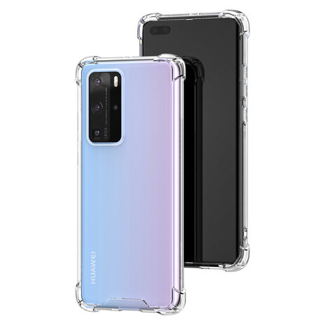 Huawei P40 Pro Transparent Back cover case - Silicone