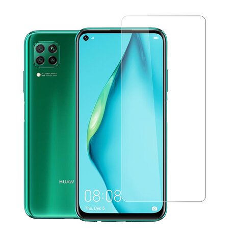 Huawei P40 Lite Transparant Screenprotector - Gehard glas Huawei P40 Lite Transparant Screenprotector - Gehard glas