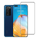 Huawei P40 Pro Transparant Zwart Screenprotector - Gehard glas Huawei P40 Pro Transparant Zwart Screenprotector - Gehard glas