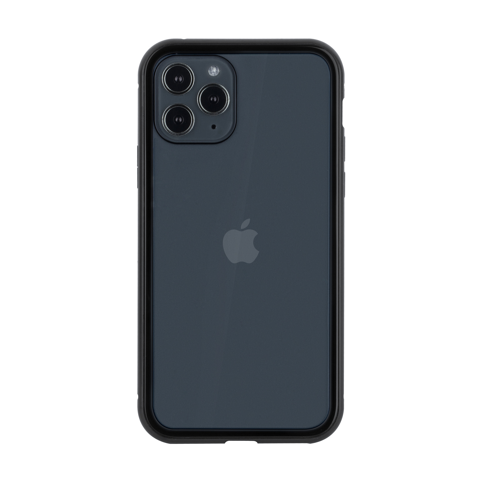 Apple iPhone 11 Pro zwart Backcover hoesje - Glas en metaal, foto 2 van 6
