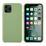 Apple iPhone 11 Pro Light Green Back cover case - Silicone Apple iPhone 11 Pro Light Green Back cover case - Silicone