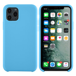 Apple iPhone 11 Pro Hellblau Back-Cover hul - Silikon