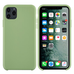 Apple iPhone 11 Pro Max Hellgrün Back-Cover hul - Silikon