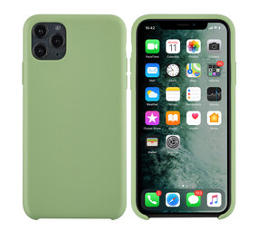 Apple iPhone 11 Pro Max Vert clair Back cover coque - Silicone Apple iPhone 11 Pro Max Vert clair Back cover coque - Silicone