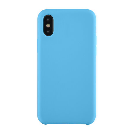 Apple iPhone X-Xs Light Blue Back cover case - Silicone Apple iPhone X-Xs Light Blue Back cover case - Silicone