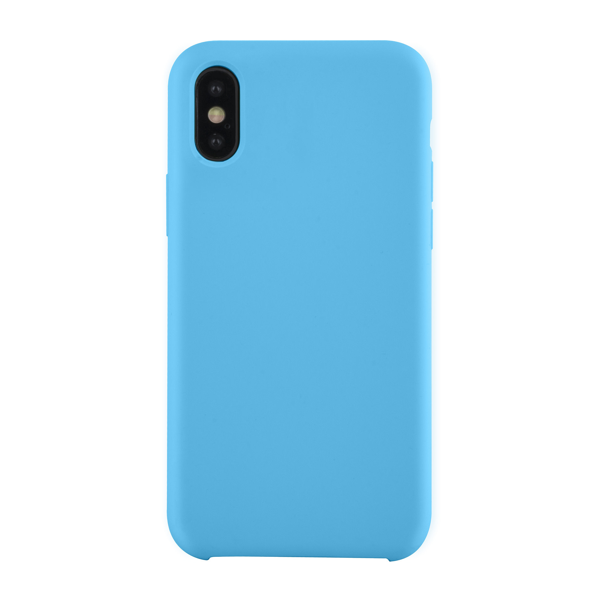 Apple iPhone X-Xs Lichtblauw Backcover hoesje - silicone, foto 2 van 6