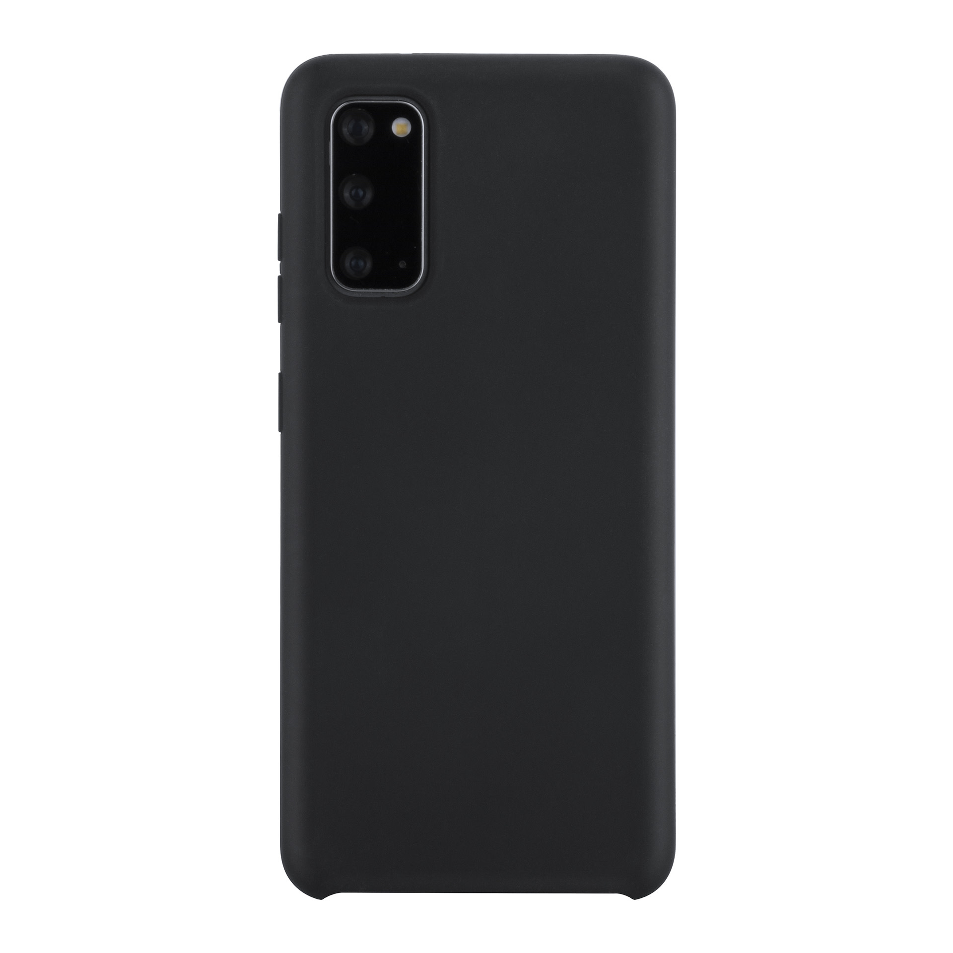 Samsung Galaxy S20 Backcover hoesje Zwart - silicone, foto 2 van 6