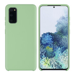 Samsung Galaxy S20 Licht groen Backcover hoesje - silicone