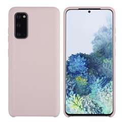 Samsung Galaxy S20 Sand Rosa Back-Cover hul - Silikon