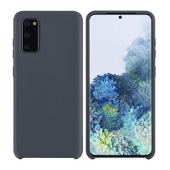 Samsung Galaxy S20 Grijs Backcover hoesje - silicone