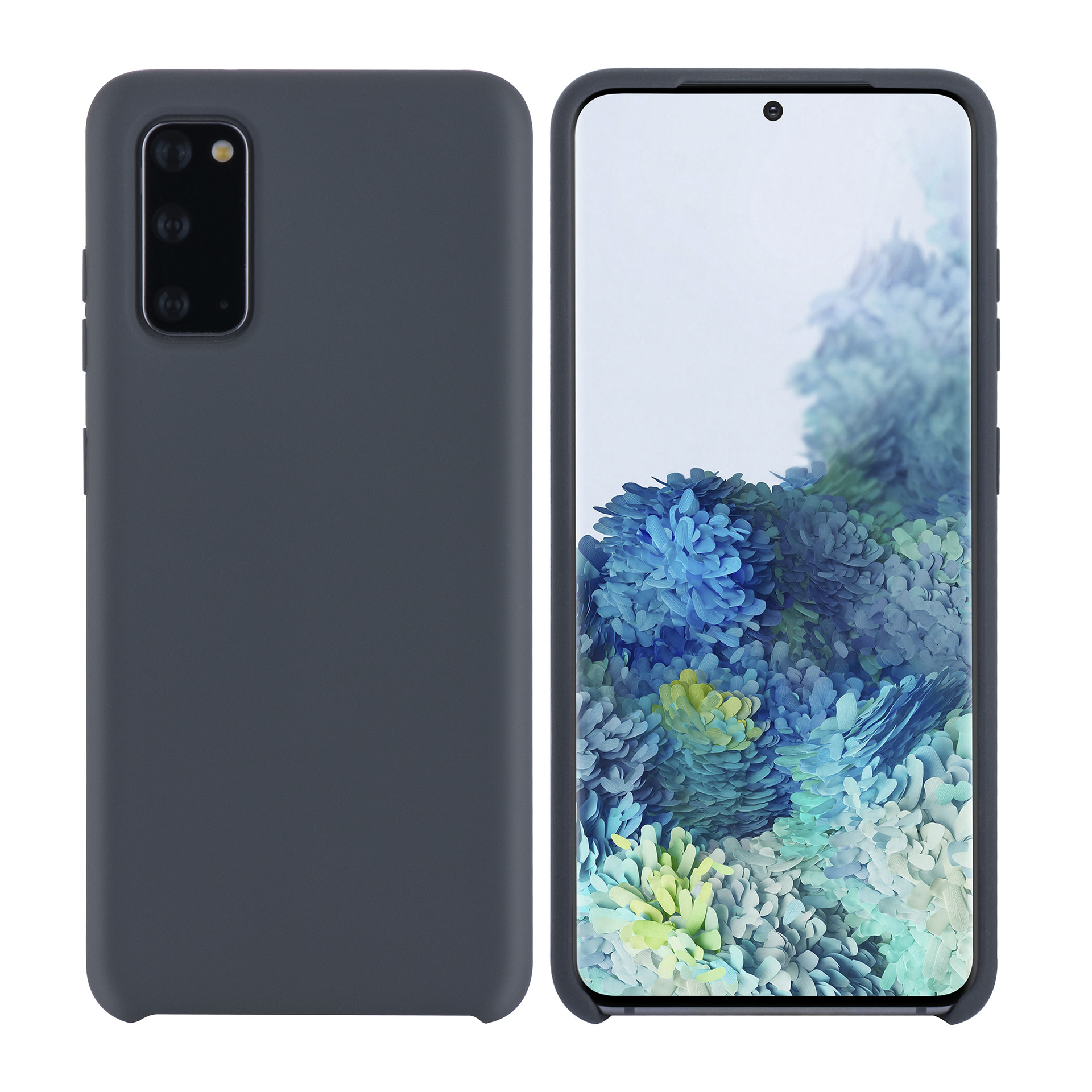Samsung Galaxy S20 Grijs Backcover hoesje - silicone