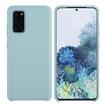 Samsung Galaxy S20 Plus Lichtblauw Backcover hoesje - silicone