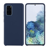 Samsung Galaxy S20 Plus Tiefes Blau Back-Cover hul - Silikon Samsung Galaxy S20 Plus Tiefes Blau Back-Cover hul - Silikon