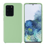 Samsung Galaxy S20 Ultra Vert clair Back cover coque - Silicone Samsung Galaxy S20 Ultra Vert clair Back cover coque - Silicone