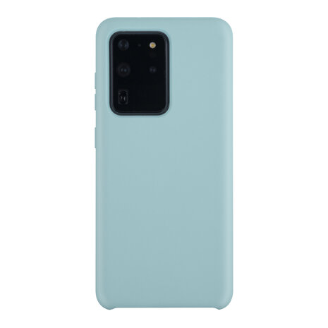 Samsung Galaxy S20 Ultra Bleu clair Back cover coque - Silicone Samsung Galaxy S20 Ultra Bleu clair Back cover coque - Silicone