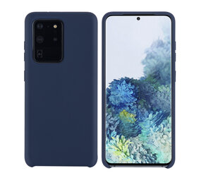 Samsung Galaxy S20 Ultra Bleu profond Back cover coque - Silicone Samsung Galaxy S20 Ultra Bleu profond Back cover coque - Silicone