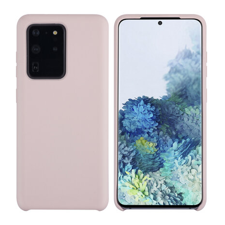 Samsung Galaxy S20 Ultra Sand Pink Back cover case - Silicone Samsung Galaxy S20 Ultra Sand Pink Back cover case - Silicone
