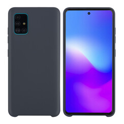 Samsung Galaxy A51 Grau Back-Cover hul - Silikon