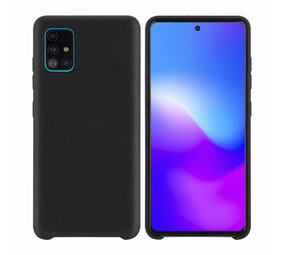 Samsung Galaxy A71 Black Back cover case - Silicone
