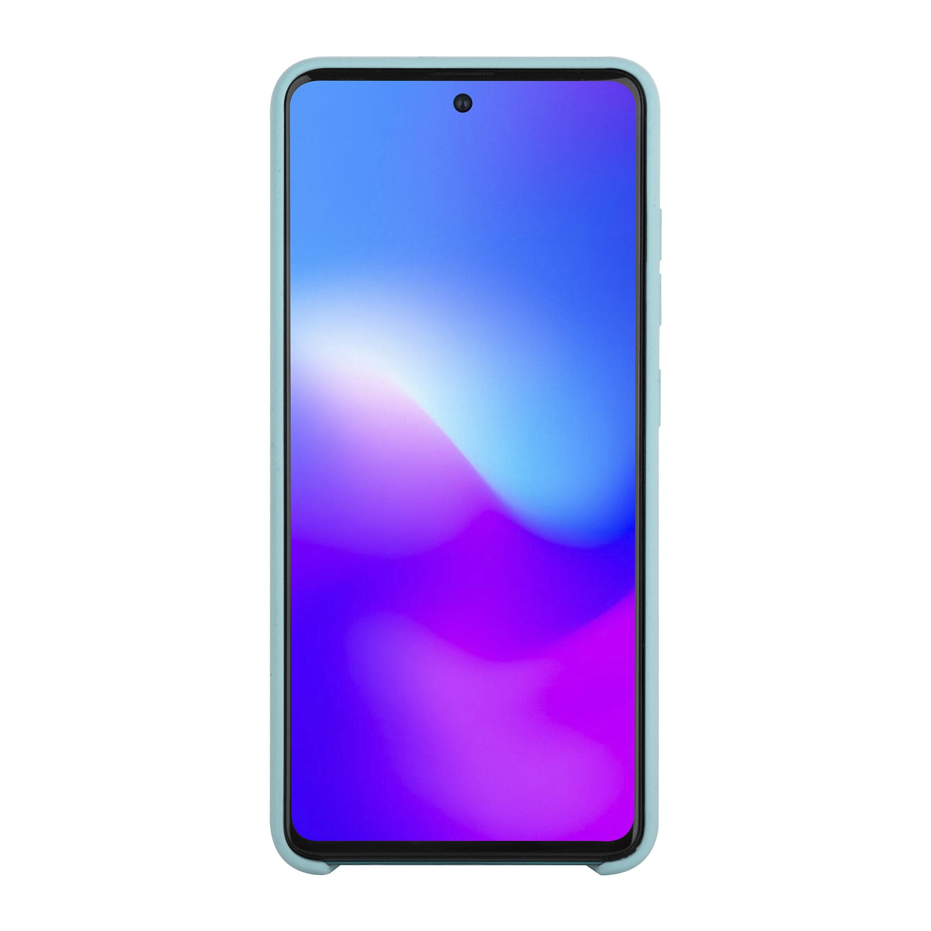 Samsung Galaxy A71 Lichtblauw Backcover hoesje - silicone, foto 3 van 6