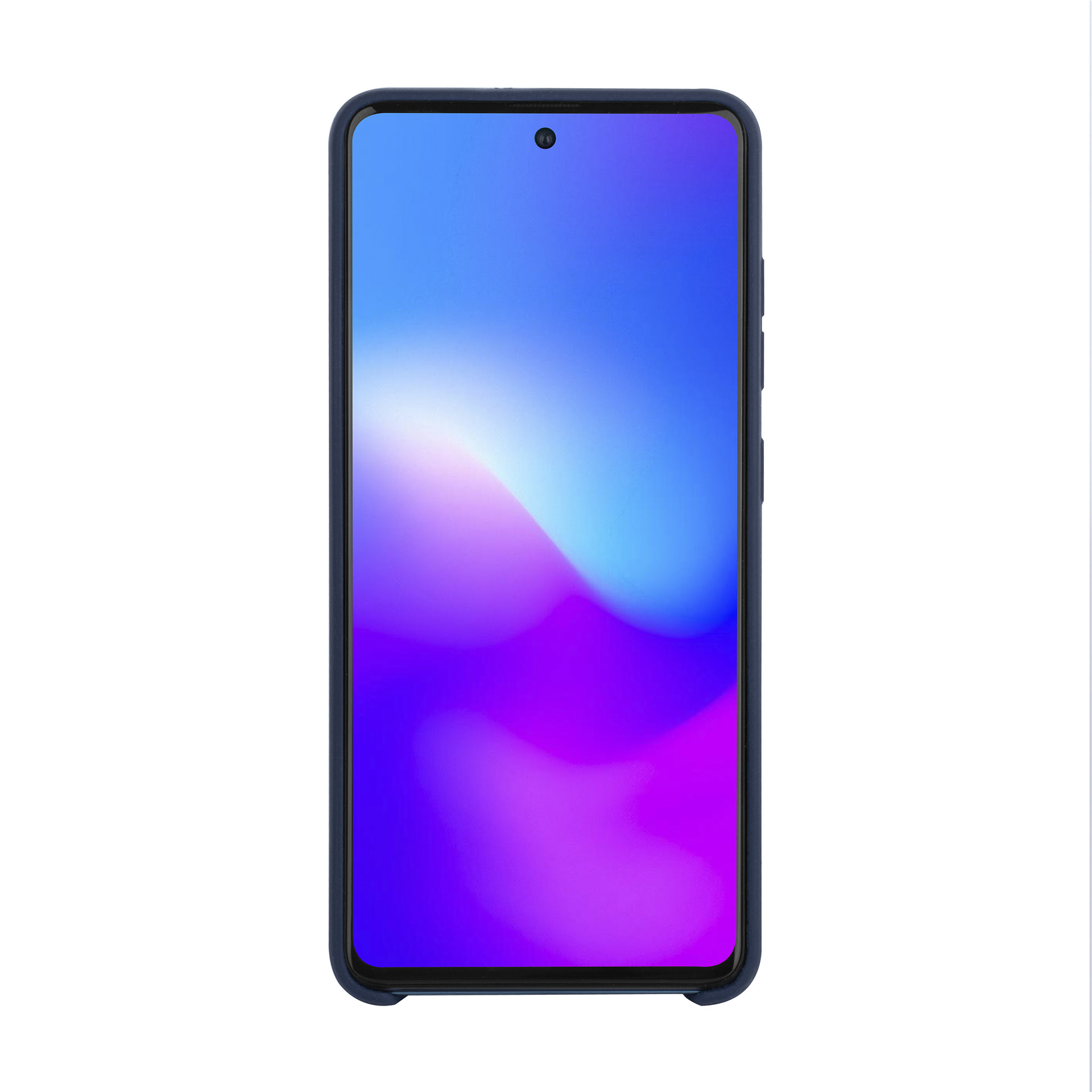 Samsung Galaxy A71 Diepblauw Backcover hoesje - silicone, foto 3 van 6