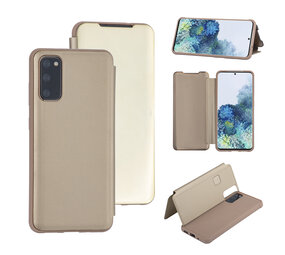 Uniq accessory Samsung Galaxy S20 Gold Book-Case hul - Hartplastik Uniq accessory Samsung Galaxy S20 Gold Book-Case hul - Hartplastik