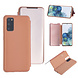 Rose Gold hoesje Samsung Galaxy S20 - Book Case Rose Gold hoesje Samsung Galaxy S20 - Book Case