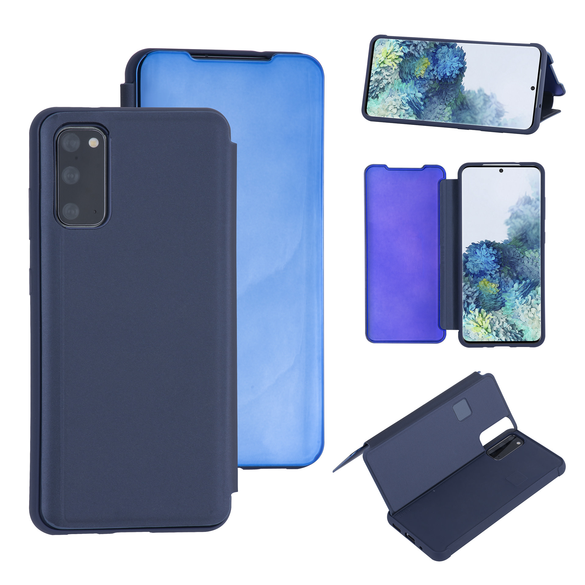 DiepBlauw hoesje Samsung Galaxy S20 - Book Case