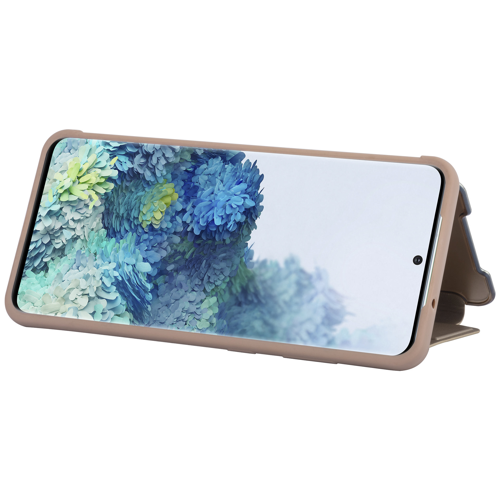 Goud hoesje Samsung Galaxy S20 Plus - Book Case, foto 4 van 6