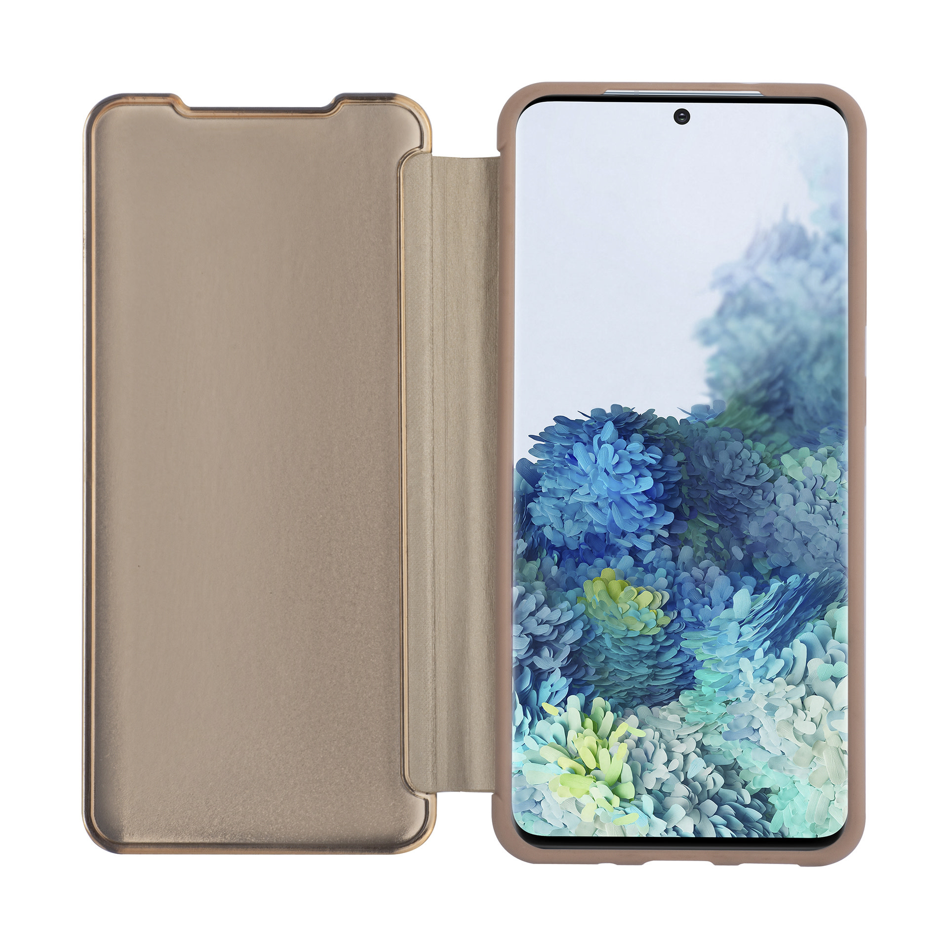 Goud hoesje Samsung Galaxy S20 Plus - Book Case, foto 3 van 6