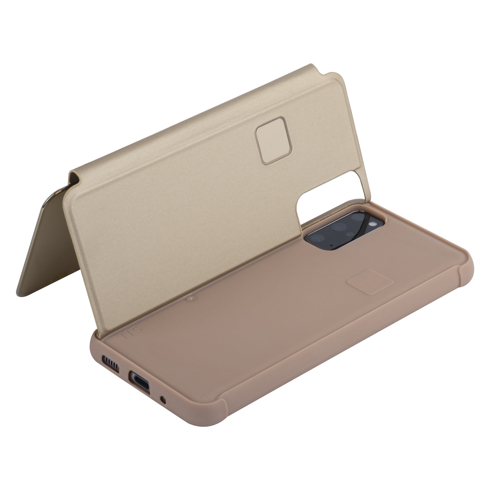Goud hoesje Samsung Galaxy S20 Plus - Book Case, foto 5 van 6