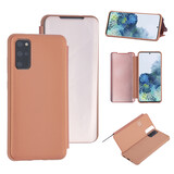 Rose Gold hoesje Samsung Galaxy S20 Plus - Book Case Rose Gold hoesje Samsung Galaxy S20 Plus - Book Case
