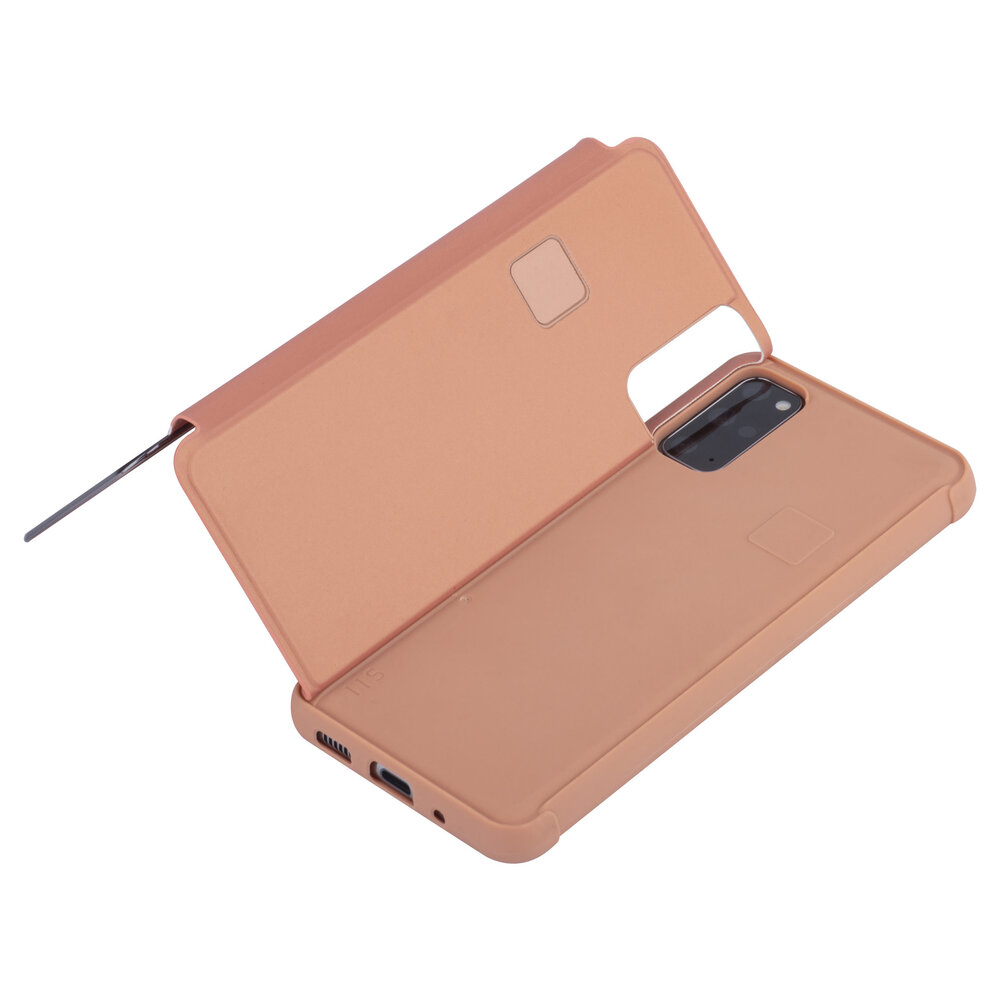 Rose Gold hoesje Samsung Galaxy S20 Plus - Book Case Rose Gold hoesje Samsung Galaxy S20 Plus - Book Case