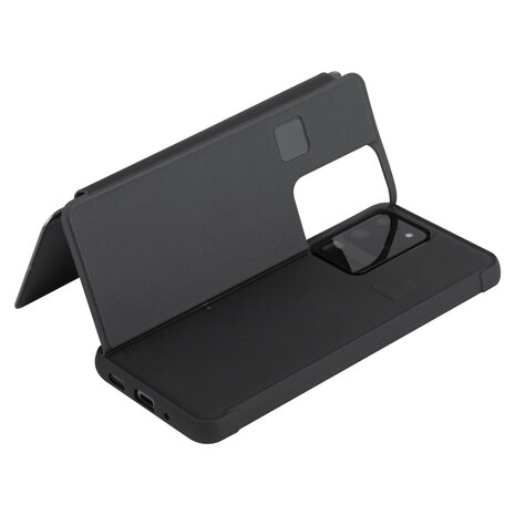 Zwart hoesje Samsung Galaxy S20 Ultra - Book Case Zwart hoesje Samsung Galaxy S20 Ultra - Book Case