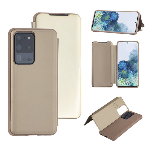 Goud hoesje Samsung Galaxy S20 Ultra - Book Case