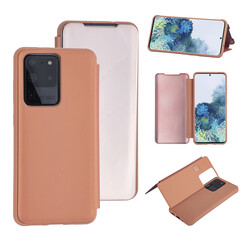 Uniq accessory Samsung Galaxy S20 Ultra Or rose Book type housse - Plastique dur