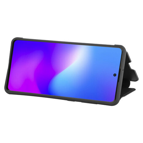 Zwart hoesje Samsung Galaxy A71 - Book Case (A715F) Zwart hoesje Samsung Galaxy A71 - Book Case (A715F)