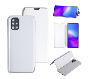 Uniq accessory Samsung Galaxy A71 argent Book type housse - Plastique dur Uniq accessory Samsung Galaxy A71 argent Book type housse - Plastique dur
