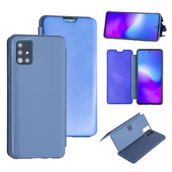 Uniq accessory Samsung Galaxy A71 Hellblau Book-Case hul - Hartplastik