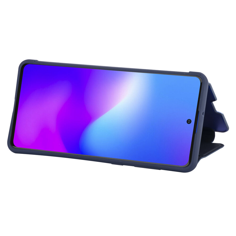 Uniq accessory Samsung Galaxy A71 Deep Blue Book type case - Hard plastic