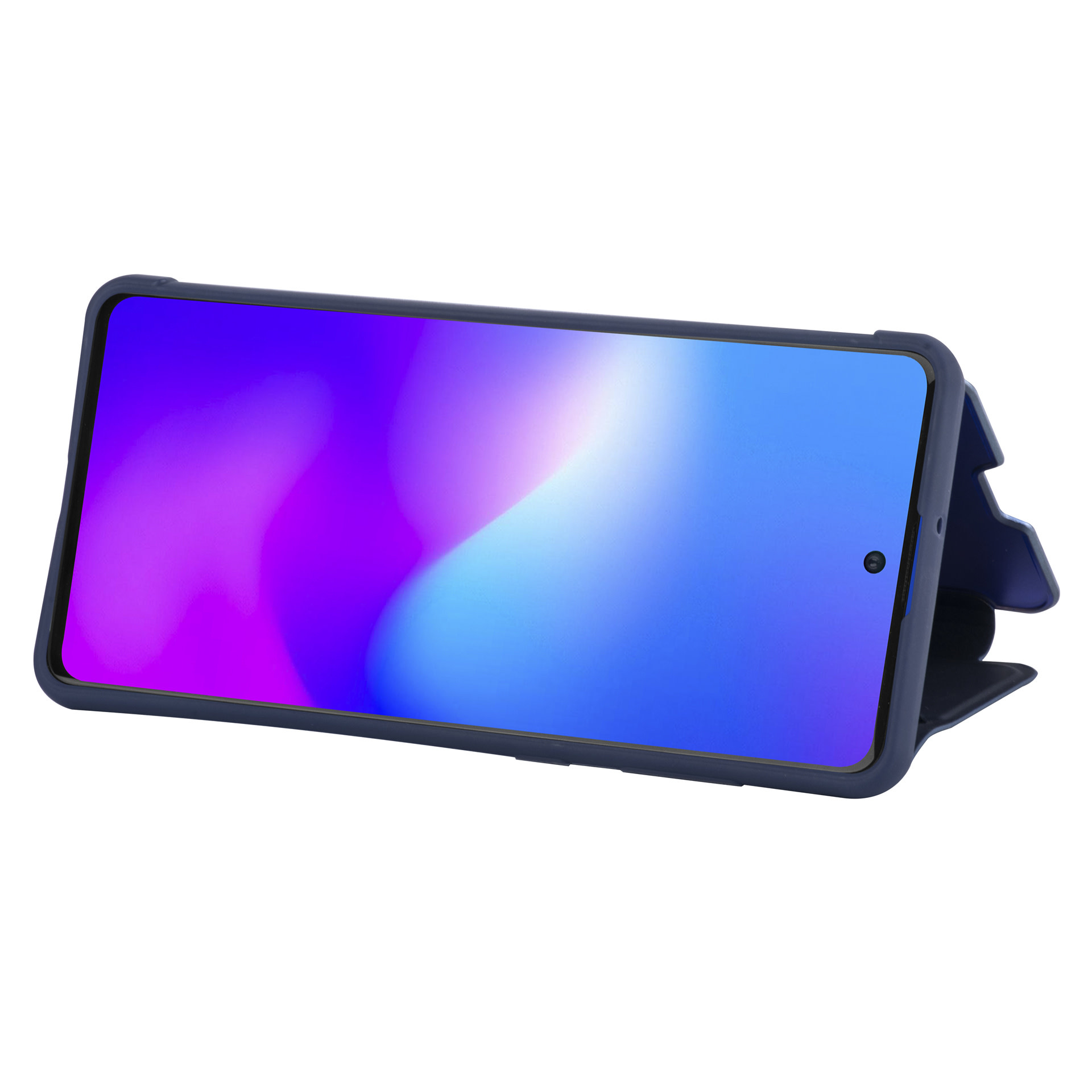 DiepBlauw hoesje Samsung Galaxy A71 - Book Case (A715F), foto 4 van 6