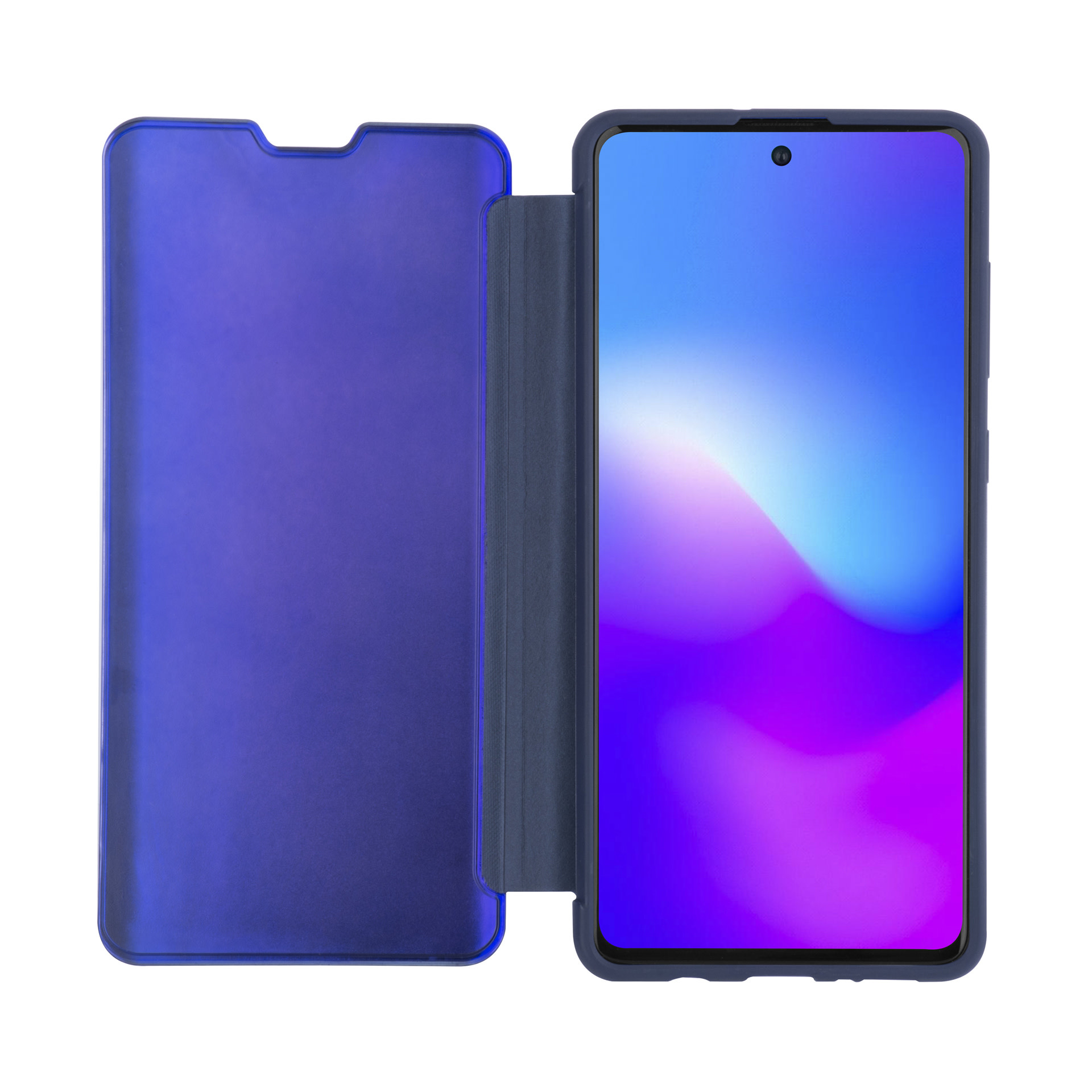 DiepBlauw hoesje Samsung Galaxy A71 - Book Case (A715F), foto 3 van 6