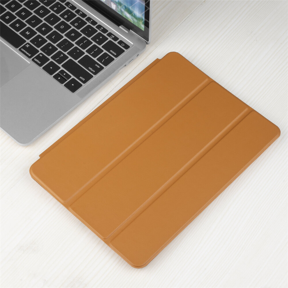Apple iPad 9.7 inch (2017) Hellbraun Book Case Tablet - PU-Leder Apple iPad 9.7 inch (2017) Hellbraun Book Case Tablet - PU-Leder