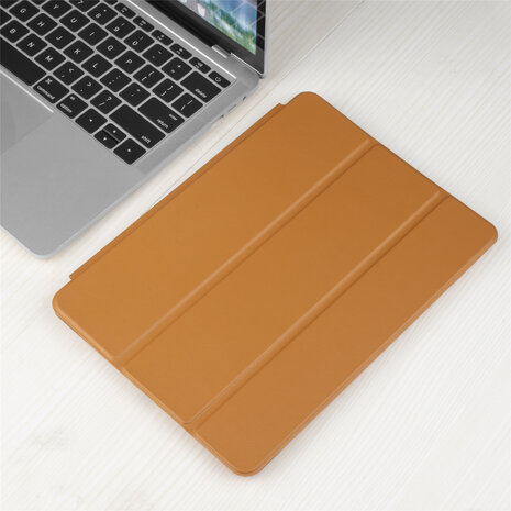 Apple iPad 9.7 inch (2017) Hellbraun Book Case Tablet - PU-Leder Apple iPad 9.7 inch (2017) Hellbraun Book Case Tablet - PU-Leder