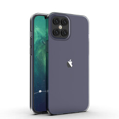 Apple iPhone 12 Pro Max Backcover hoesje Transparant- Ultradun