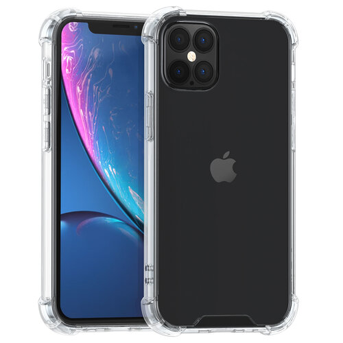 Apple iPhone 12 Pro Max Transparant Backcover hoesje - Antishock