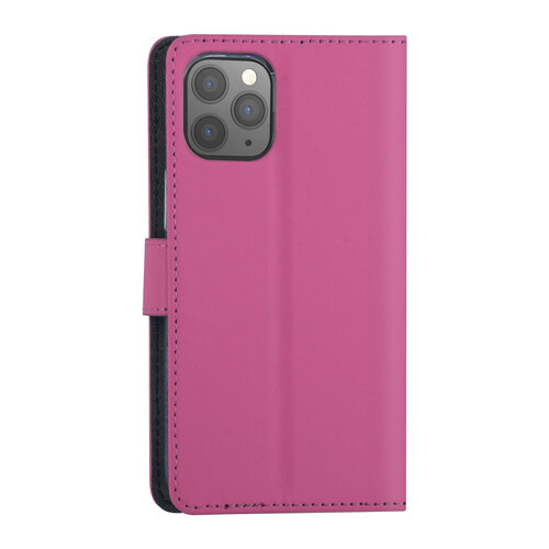 Hoesje voor iPhone 12 Mini - Felroze - Book Case - TPU