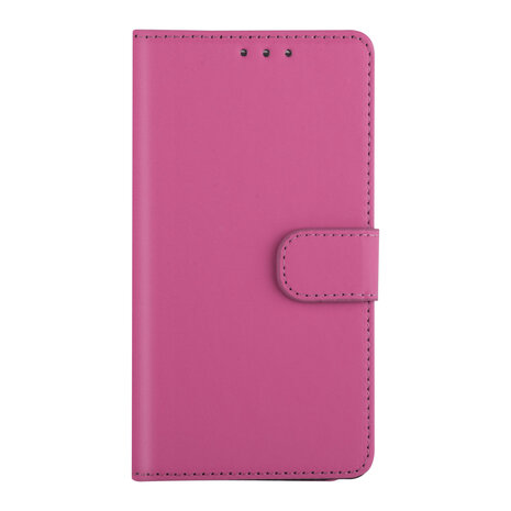 Hoesje voor iPhone 12 Mini - Felroze - Book Case - TPU Hoesje voor iPhone 12 Mini - Felroze - Book Case - TPU